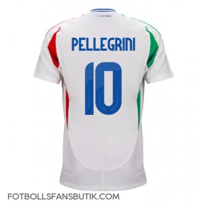 Italien Lorenzo Pellegrini #10 Replika Bortatröja EM 2024 Kortärmad